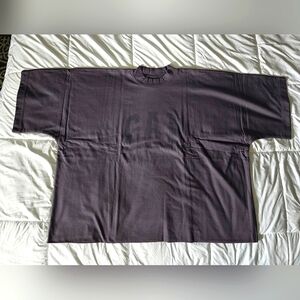 Yeezy Gap Engineered By Balenciaga No Seam Boxy Dove Tee Cropped Dark Grey XL